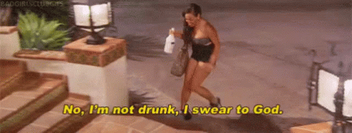 Drunk Girls Tripping GIF