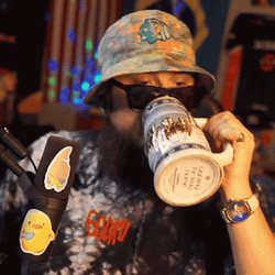 Drunk Guy Drinking From Mug GIF