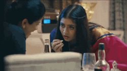 Drunk Guy Looking At Drunk Woman GIF