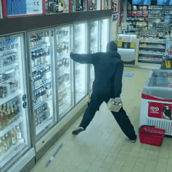 Drunk Guy Trying To Balance Self GIF