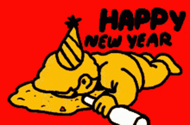Drunk Happy New Year Meme GIF