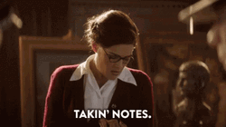 Drunk History Comedy Series Rose Valland Taking Notes GIF