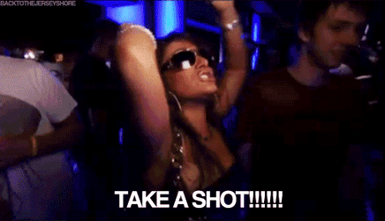 Drunk In Bar Take A Shot GIF