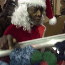 Drunk Santa Lincoln Singing Feliz Navidad GIF