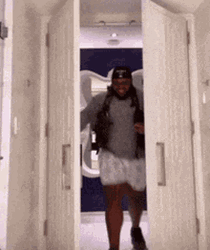Druski Opening Door And Dancing GIF