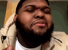 Druski Rubbing Chin GIF