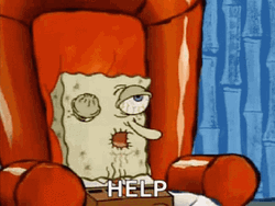 Dry Spongebob Eyeball Fell GIF