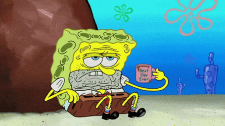Dry Spongebob Got No Food GIF