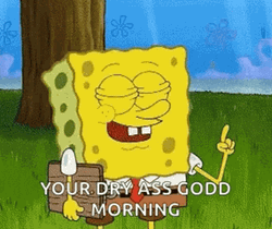 Dry Spongebob Out Of Breath GIF