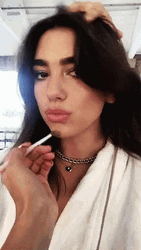 Dua Lipa Make Up Mwah GIF