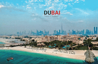 Dubai Travel And Tourism Beach Advertisement GIF