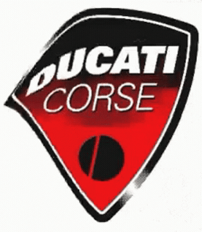 Ducati Logo Red And Black Shield GIF