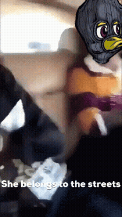 Duck Cartoon She Belongs To The Streets GIF