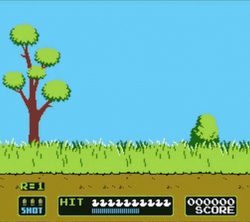 Duck Hunt Dog Hiding GIF