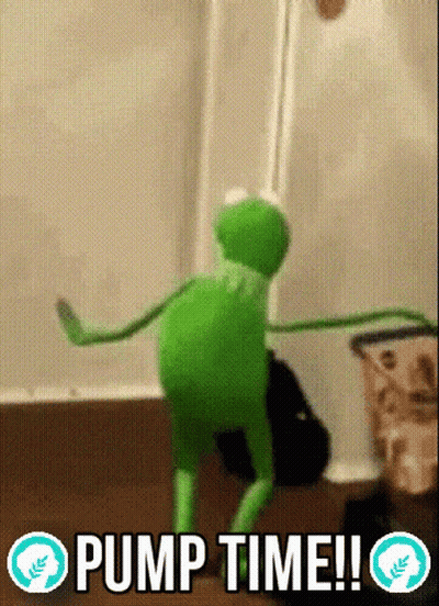 Duck Lifting Barbell Getting A Pump GIF