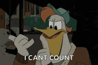 Duck Saying I Cant Count GIF