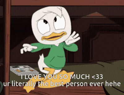 Duck Saying I Love You So Much <33