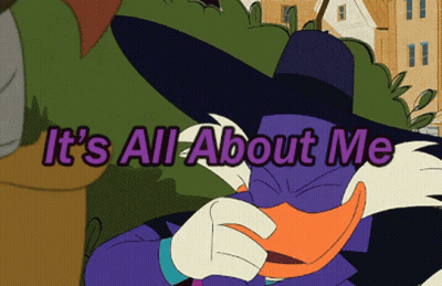 Duck Saying It's All About Me GIF