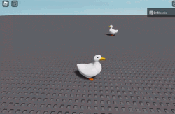 Duck Waddle From Video Game GIF