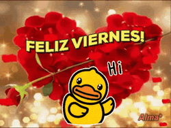Duck Waving Feliz Viernes GIF