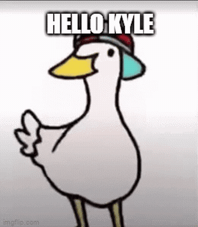 Duck With Hat Thumbs Up GIF