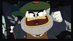 DuckTales Flintheart Glomgold Shake Fist GIF