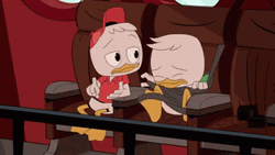 Ducktales Louie Tied Up  GIF