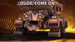 Dude Come On Animated GIF