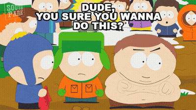 Dude You Sure You Wanna Do This Cartoon GIF