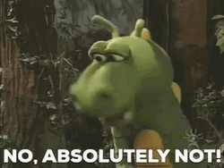 Dudley The Dragon No Absolutely Not GIF