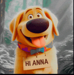 Dug From The Movie Up Hi Anna Up Movie GIF
