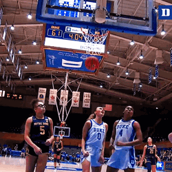 Duke Player Balogun Flexing GIF