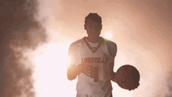 Duke Player Balogun Passing Ball GIF