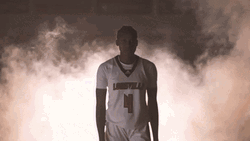 Duke Player Balogun Pointing At Camera GIF