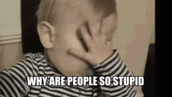 Dumb Baby Why Are People So Stupid GIF