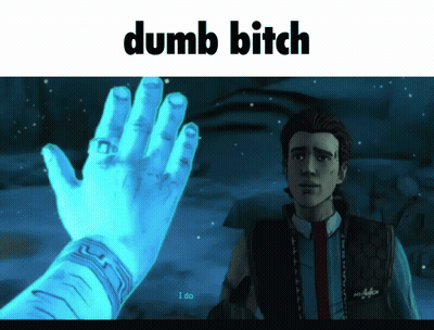 Dumb Bitch Hand Reaching Out To Man GIF