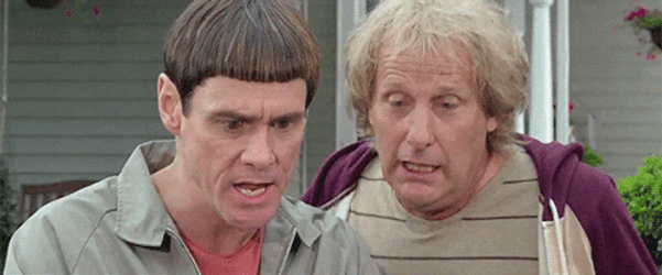 Dumb Dumber Scooter And Facial Expression GIF
