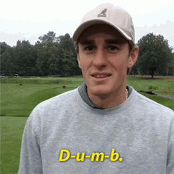 Dumb Kyle Turris GIF