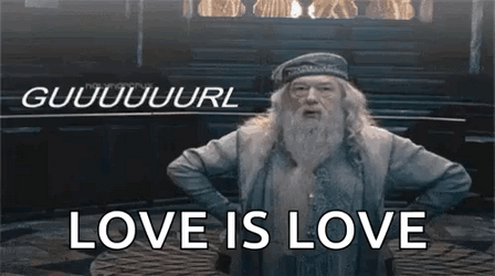 Dumbledore Love Is Love GIF