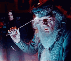 Dumbledore Show His Power GIF