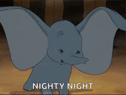 Dumbo Nighty Night GIF