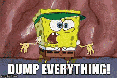Dump Spongebob GIF
