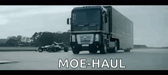 Dump Truck Air Time Moe-Haul GIF
