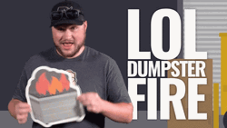 Dumpster Fire Lol GIF