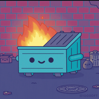 Dumpster On Fire GIF