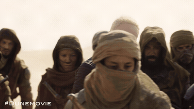 Dune #DuneMovie Walking In Desert GIF