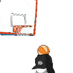 Dunk Dunked Sticker GIF
