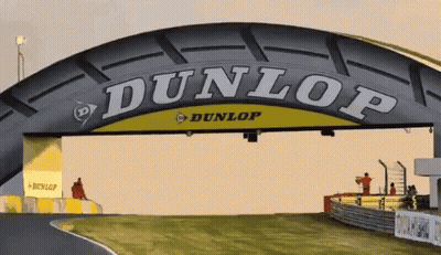 Dunlop Tire On Race Track GIF