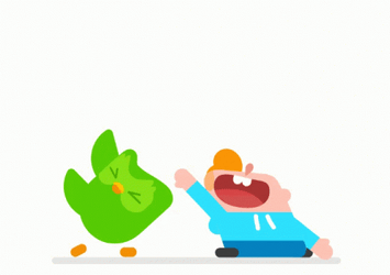Duolingo And Junior Rock GIF