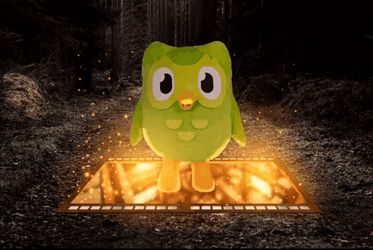 Duolingo Falling Into The Pit GIF